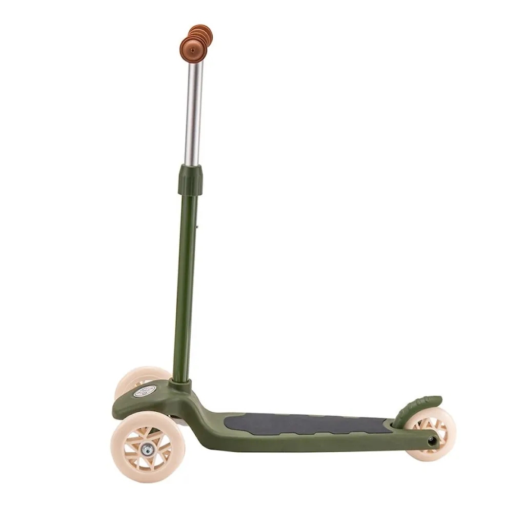 New Vintage Min Första Sparkcykel Army Green Barn Sparkcyklar & Scooters