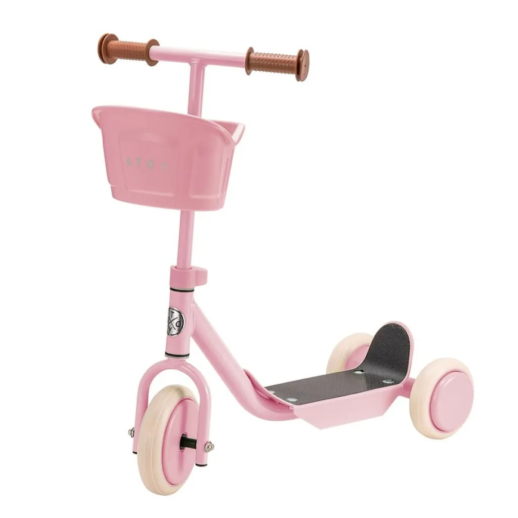 New Vintage Min Första Sparkcykel Candy Pink Barn Sparkcyklar & Scooters