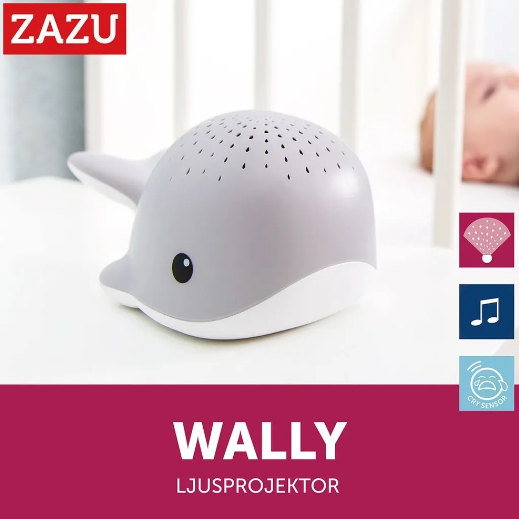 Hot WALLY Projektor Lampa Grå Belysning