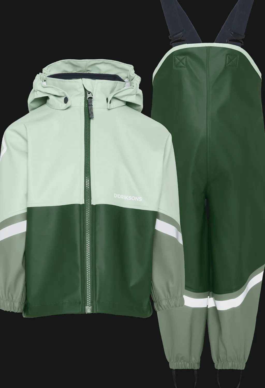 Hot Waterman Kids 12 Regnställ Pine Green Regnställ