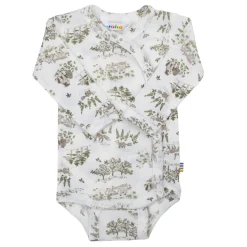 New Wool Baby Body Med Sidostängning Off White Barn Bodys & Bodysuits