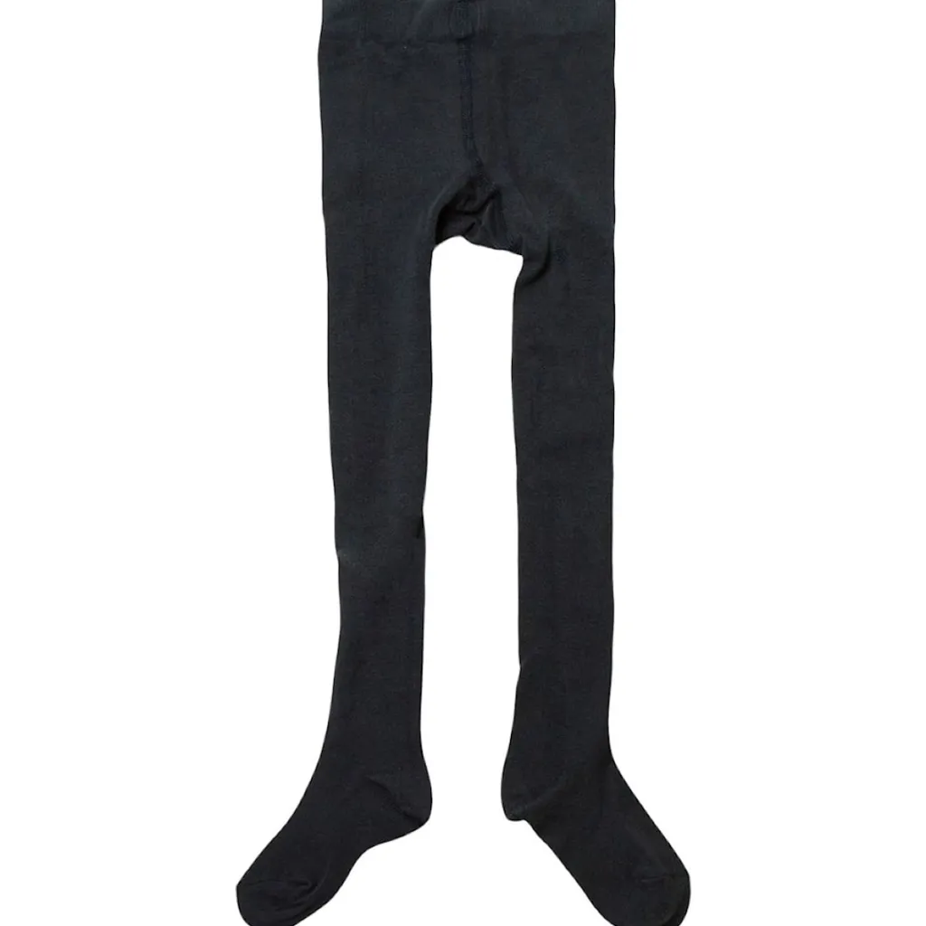 Best Wool rib tights Navy Barn Underkläder