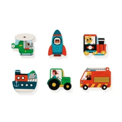 Clearance Wroom Pussel 22 Bitar - Transport Multi Spel & Pussel