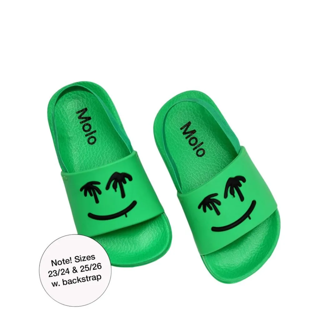 Best Zhappy Tofflor Gröna Barn Sandaler